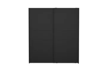 Takeru Garderobe 179x200 cm - Svart - Oppbevaring - Klesoppbevaring - Garderober & garderobesystem