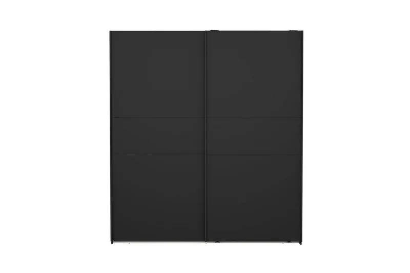 Takeru Garderobe 179x200 cm - Svart - Oppbevaring - Klesoppbevaring - Garderober & garderobesystem