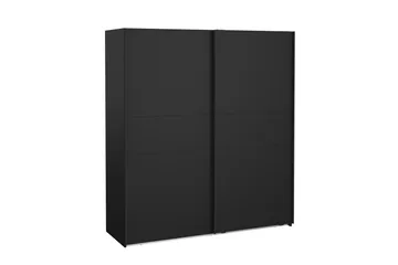 Takeru Garderobe 179x200 cm - Svart - Oppbevaring - Klesoppbevaring - Garderober & garderobesystem