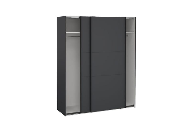 Takeru Garderobe 179x221 cm - Grå - Oppbevaring - Klesoppbevaring - Garderober & garderobesystem
