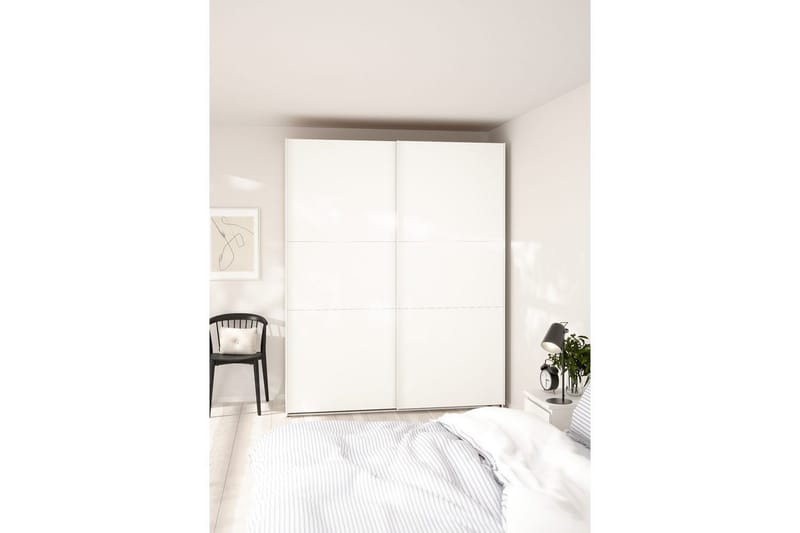 Takeru Garderobe 179x221 cm - Hvit - Oppbevaring - Klesoppbevaring - Garderober & garderobesystem