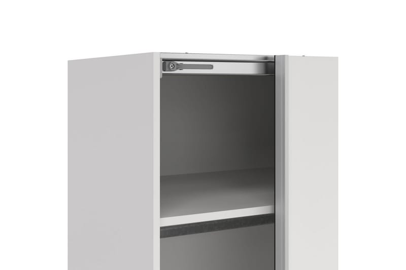 Takeru Garderobe 179x221 cm - Hvit - Oppbevaring - Klesoppbevaring - Garderober & garderobesystem