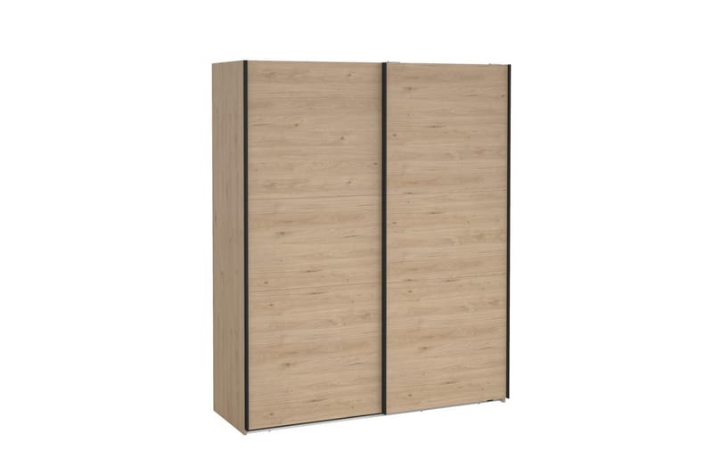 Takeru Garderobe 179x221 cm - Lysebrun - Oppbevaring - Klesoppbevaring - Garderober & garderobesystem