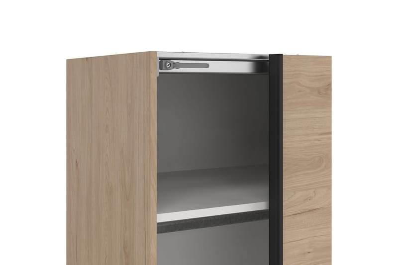 Takeru Garderobe 179x221 cm - Lysebrun - Oppbevaring - Klesoppbevaring - Garderober & garderobesystem