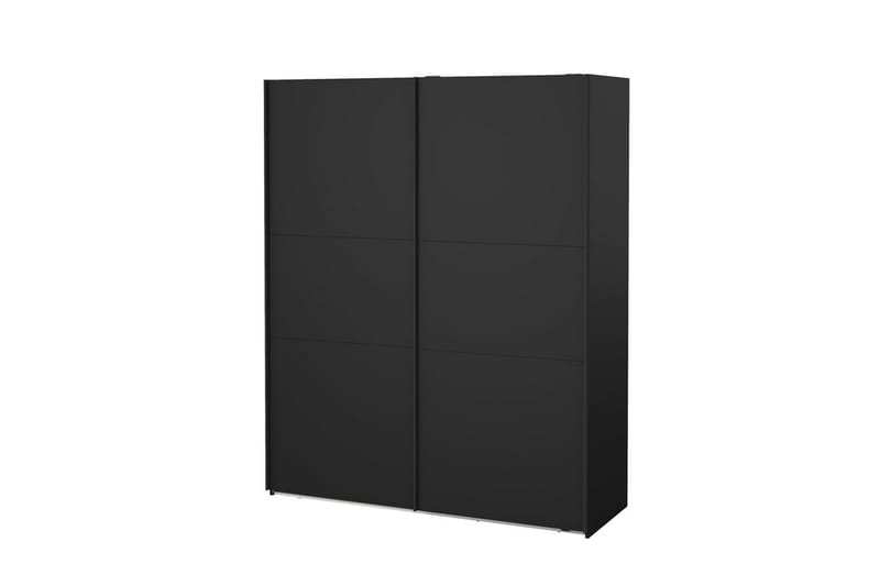 Takeru Garderobe 179x221 cm - Svart - Oppbevaring - Klesoppbevaring - Garderober & garderobesystem