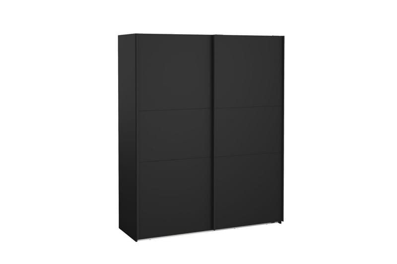 Takeru Garderobe 179x221 cm - Svart - Oppbevaring - Klesoppbevaring - Garderober & garderobesystem