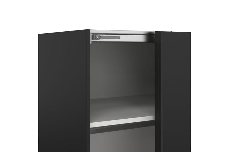 Takeru Garderobe 179x221 cm - Svart - Oppbevaring - Klesoppbevaring - Garderober & garderobesystem