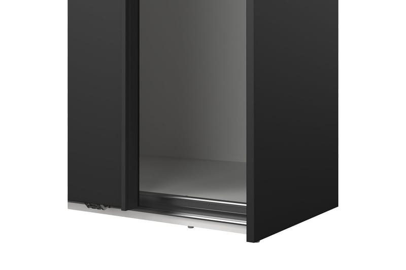 Takeru Garderobe 179x221 cm - Svart - Oppbevaring - Klesoppbevaring - Garderober & garderobesystem