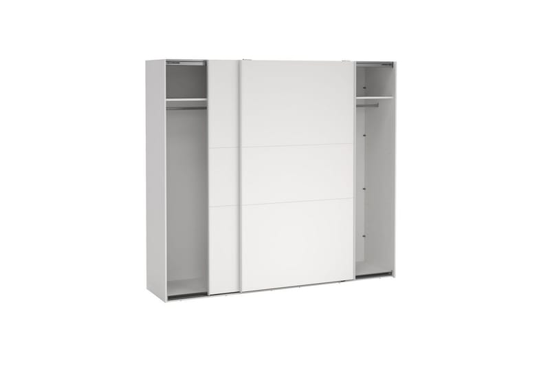Takeru Garderobe 244x221 cm - Hvit - Oppbevaring - Klesoppbevaring - Garderober & garderobesystem
