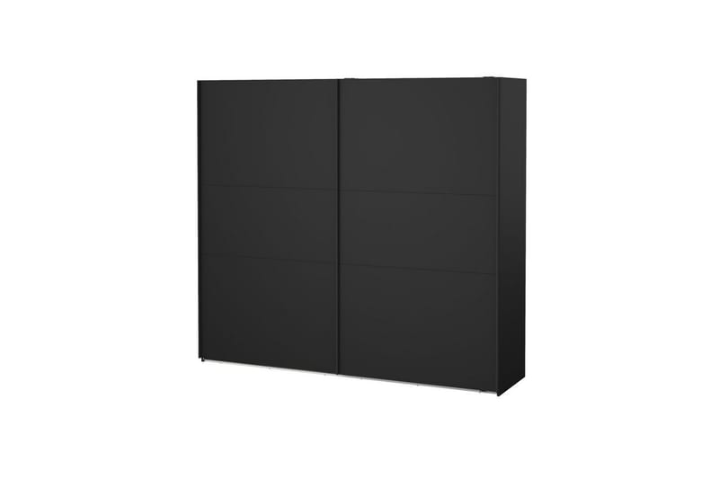Takeru Garderobe 244x221 cm - Svart - Oppbevaring - Klesoppbevaring - Garderober & garderobesystem