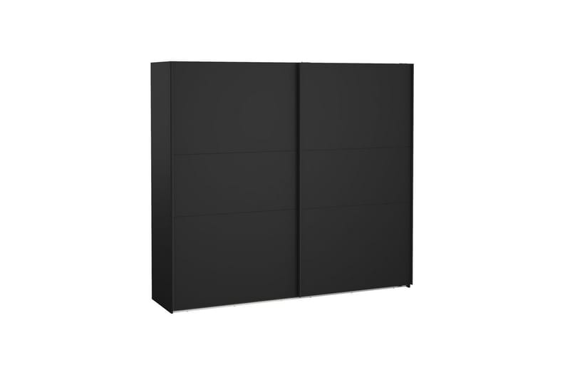 Takeru Garderobe 244x221 cm - Svart - Oppbevaring - Klesoppbevaring - Garderober & garderobesystem