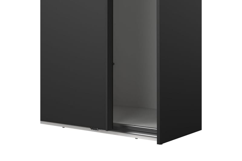Takeru Garderobe 244x221 cm - Svart - Oppbevaring - Klesoppbevaring - Garderober & garderobesystem