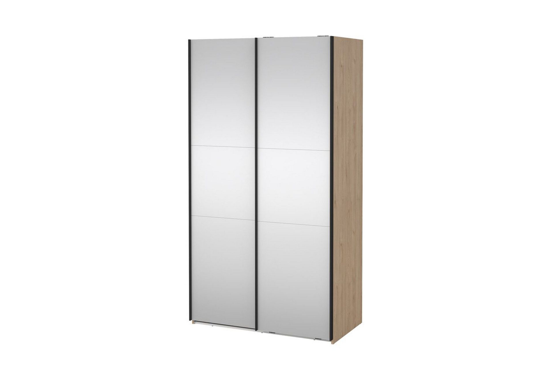 Takeru Garderobe med Speil 119x220 cm - Natur
