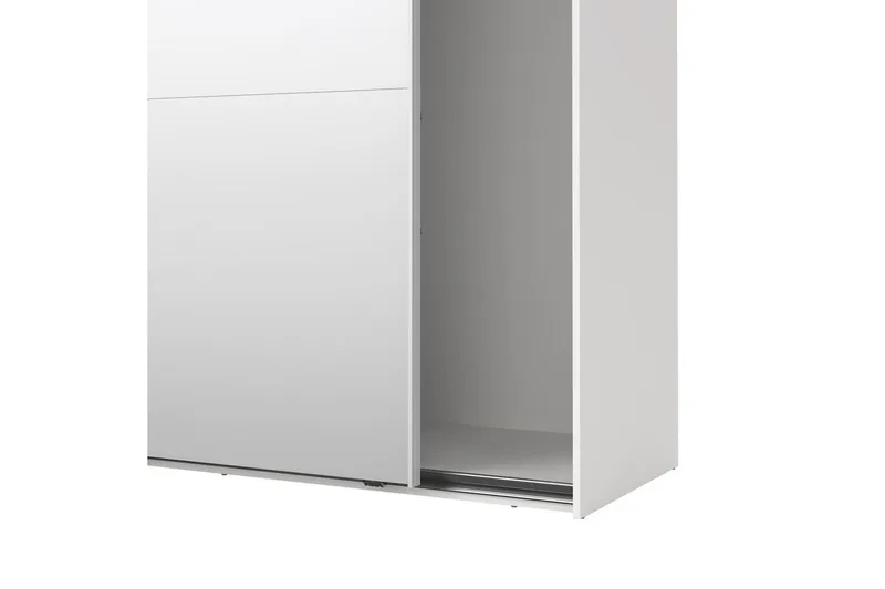 Takeru Garderobe med Speil 179x200 cm - Hvit - Oppbevaring - Klesoppbevaring - Garderober & garderobesystem