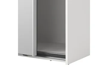 Takeru Garderobe med Speil 179x220 cm - Hvit - Oppbevaring - Klesoppbevaring - Garderober & garderobesystem