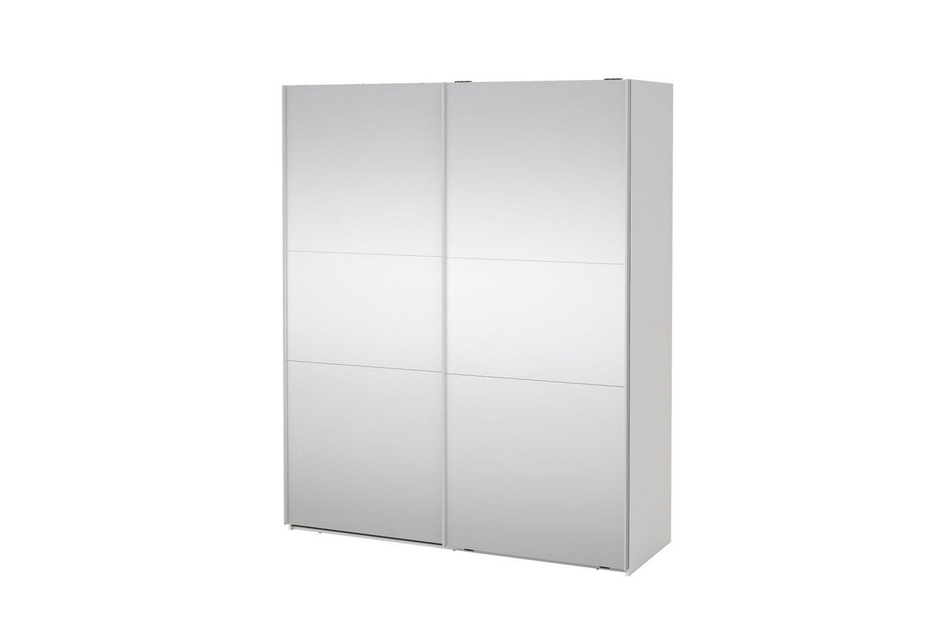 Takeru Garderobe med Speil 179x220 cm - Hvit