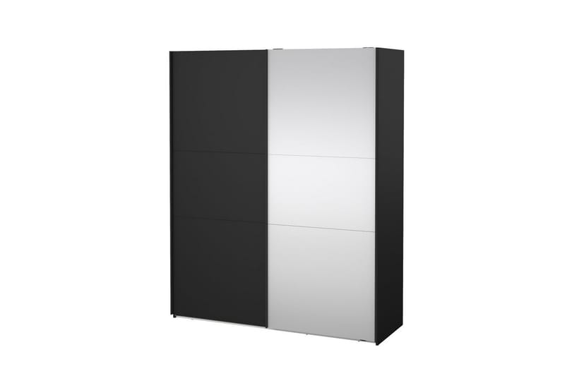 Takeru Garderobe med Speil 179x221 cm - Askgrå - Oppbevaring - Klesoppbevaring - Garderober & garderobesystem