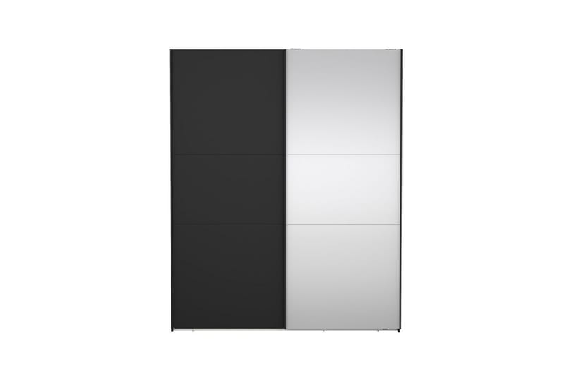Takeru Garderobe med Speil 179x221 cm - Askgrå - Oppbevaring - Klesoppbevaring - Garderober & garderobesystem