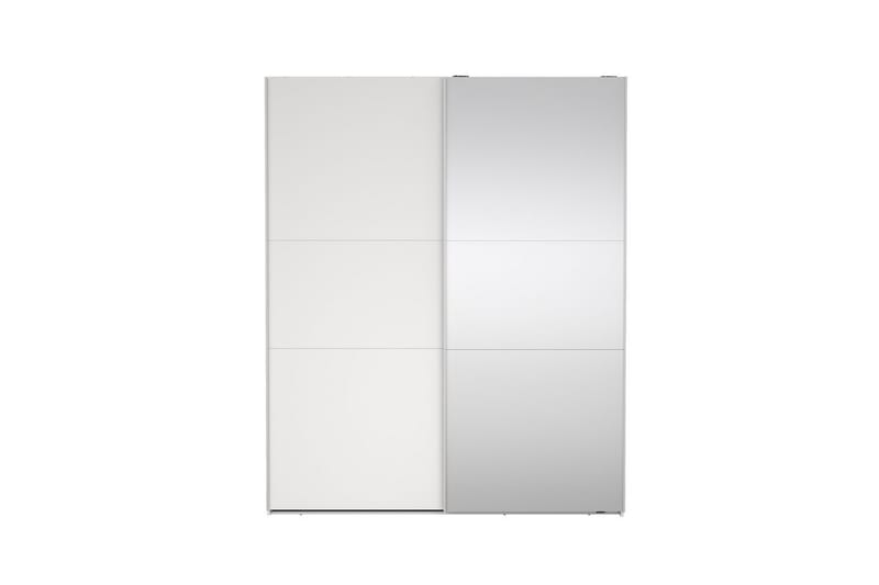 Takeru Garderobe med Speil 179x221 cm - Hvit - Oppbevaring - Klesoppbevaring - Garderober & garderobesystem