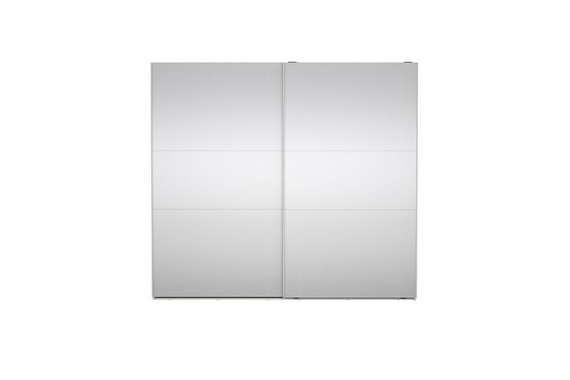 Takeru Garderobe med Speil 244x220 cm - Hvit - Oppbevaring - Klesoppbevaring - Garderober & garderobesystem