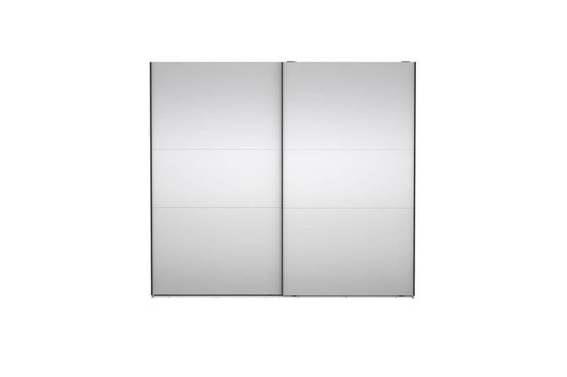 Takeru Garderobe med Speil 244x220 cm - Natur - Oppbevaring - Klesoppbevaring - Garderober & garderobesystem