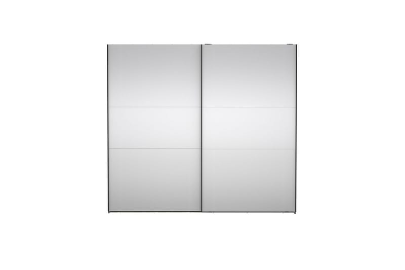 Takeru Garderobe med Speil 244x220 cm - Svart - Oppbevaring - Klesoppbevaring - Garderober & garderobesystem