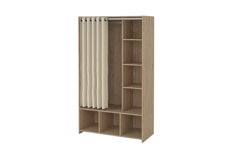 Takuto Garderobskap 105x180 cm - Hvit - Oppbevaring - Klesoppbevaring - Garderober & garderobesystem - Garderobeskap & klesskap