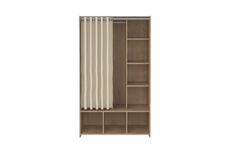 Takuto Garderobskap 105x180 cm - Hvit - Oppbevaring - Klesoppbevaring - Garderober & garderobesystem - Garderobeskap & klesskap
