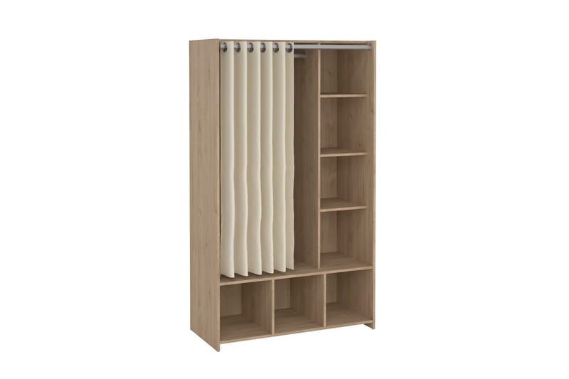 Takuto Garderobskap 105x180 cm - Hvit - Oppbevaring - Klesoppbevaring - Garderober & garderobesystem - Garderobeskap & klesskap