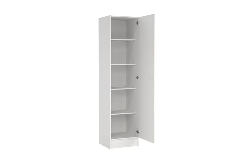 Talim Garderobskap 49x200 cm - Hvit - Oppbevaring - Klesoppbevaring - Garderober & garderobesystem - Garderobeskap & klesskap