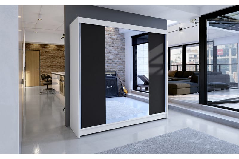 Talin Garderobe 180x58x215 cm - Oppbevaring - Klesoppbevaring - Garderober & garderobesystem