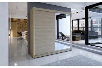 Talin Garderobe 180x58x215 cm - Oppbevaring - Klesoppbevaring - Garderober & garderobesystem