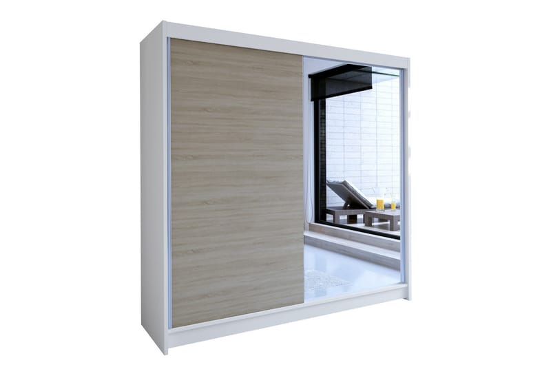 Talin Garderobe 180x58x215 cm - Oppbevaring - Klesoppbevaring - Garderober & garderobesystem