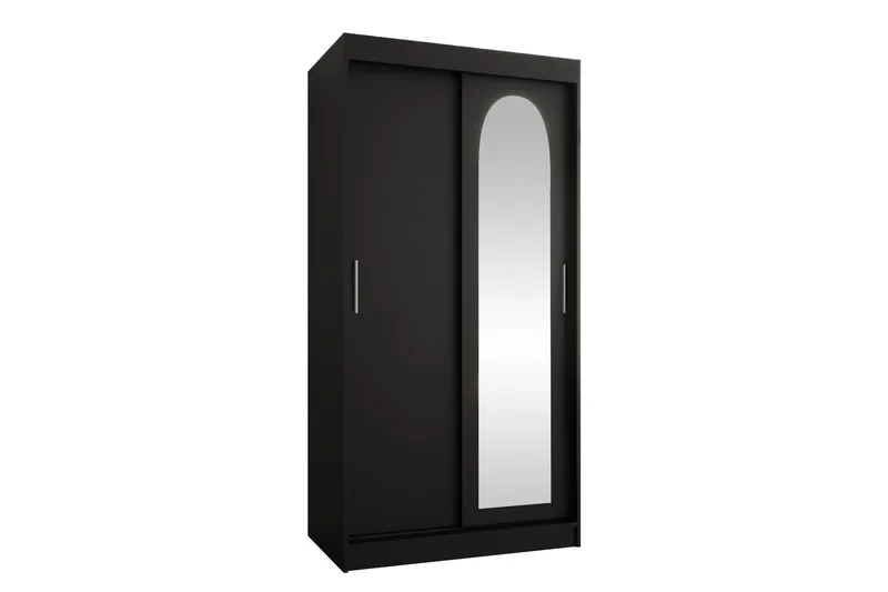 Tallmo Garderobe Med Speil 100x200 cm - Oppbevaring - Klesoppbevaring - Garderober & garderobesystem