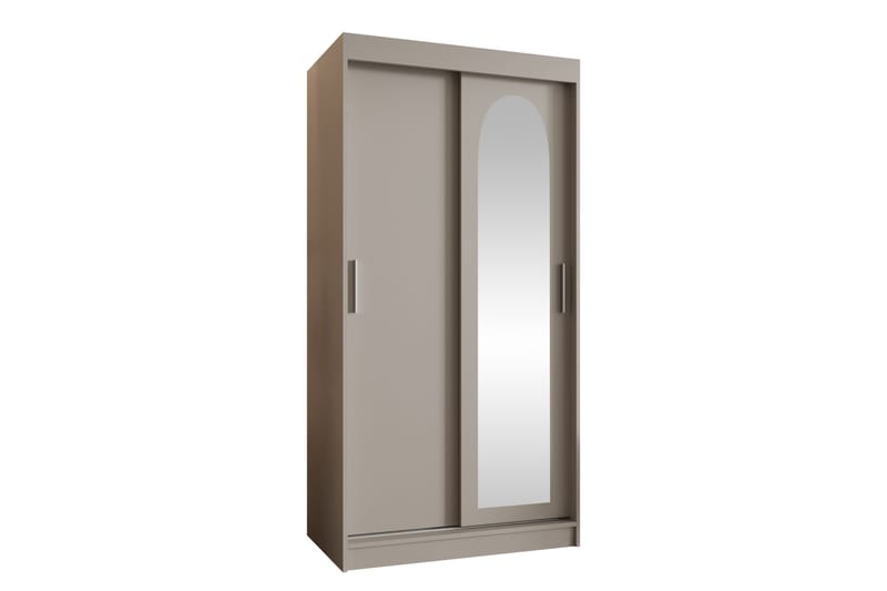 Tallmo Garderobe Med Speil 100x200 cm - Oppbevaring - Klesoppbevaring - Garderober & garderobesystem