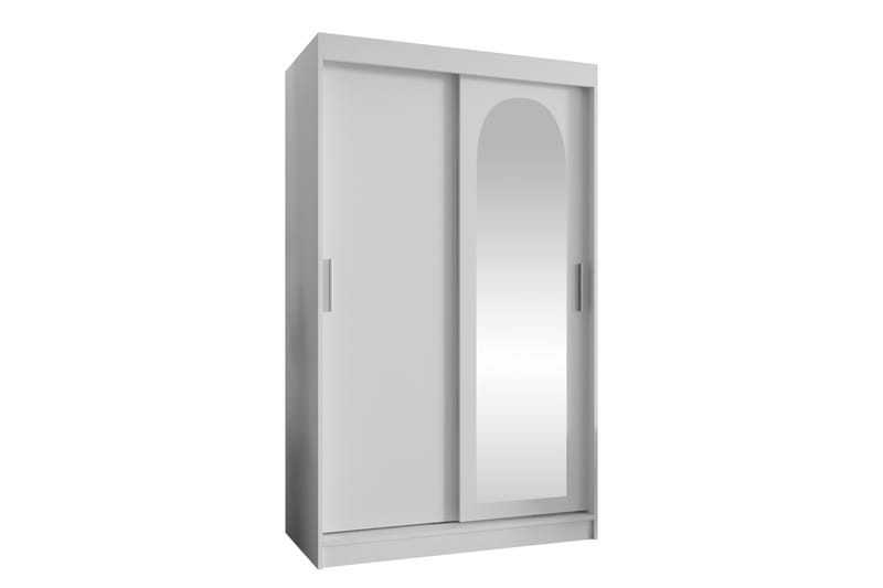 Tallmo Garderobe Med Speil 120x200 cm - Beige - Oppbevaring - Klesoppbevaring - Garderober & garderobesystem