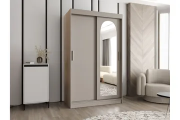 Tallmo Garderobe Med Speil 120x200 cm - Oppbevaring - Klesoppbevaring - Garderober & garderobesystem