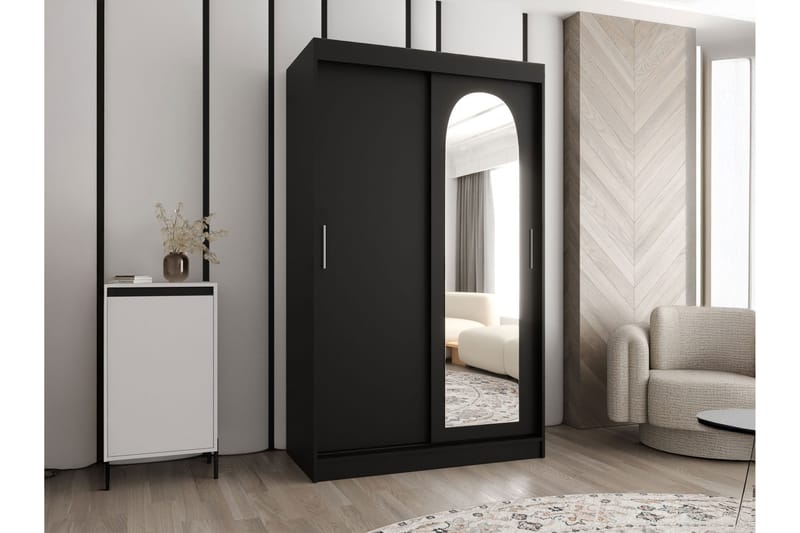 Tallmo Garderobe Med Speil 120x200 cm - Oppbevaring - Klesoppbevaring - Garderober & garderobesystem