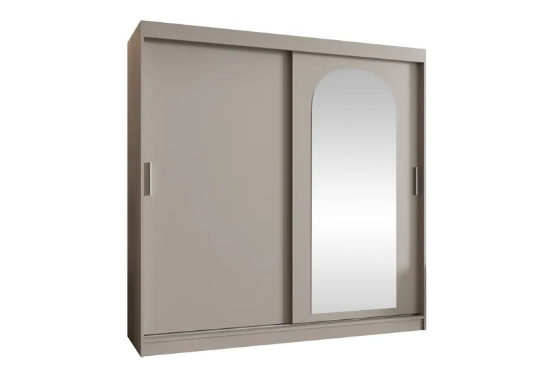 Tallmo Garderobe Med Speil 200x200 cm - Oppbevaring - Klesoppbevaring - Garderober & garderobesystem