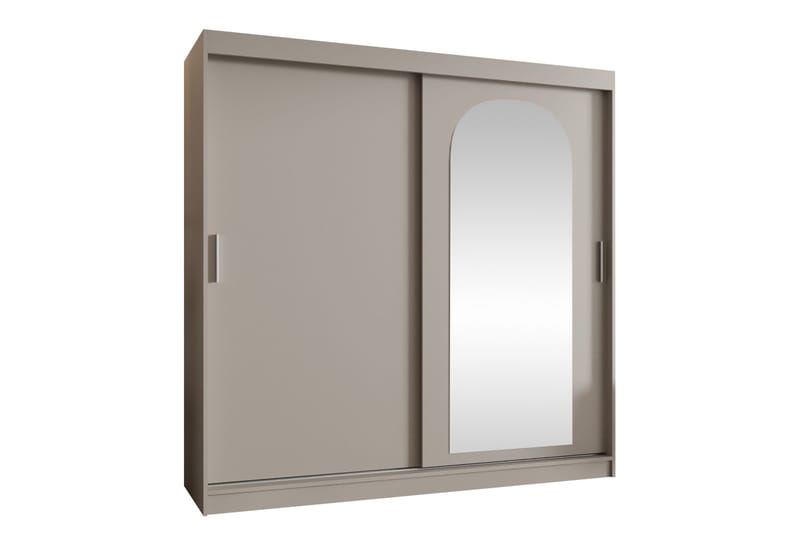 Tallmo Garderobe Med Speil 200x200 cm - Oppbevaring - Klesoppbevaring - Garderober & garderobesystem