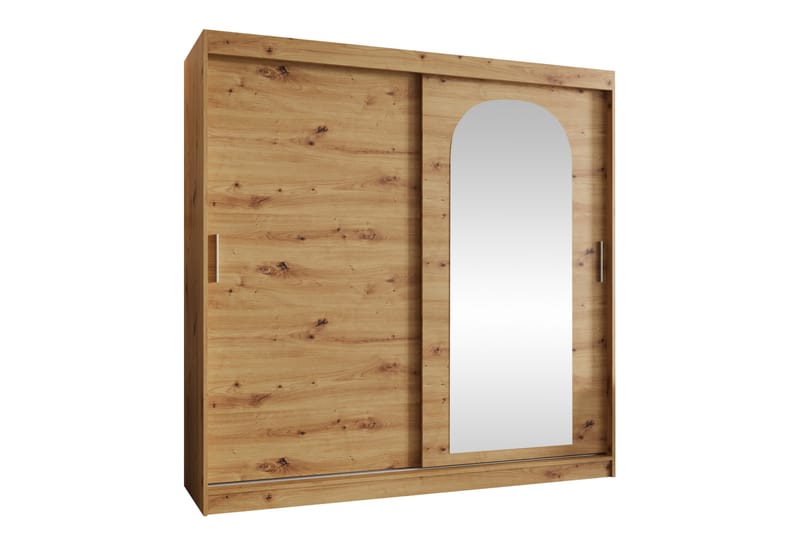Tallmo Garderobe Med Speil 200x200 cm - Oppbevaring - Klesoppbevaring - Garderober & garderobesystem