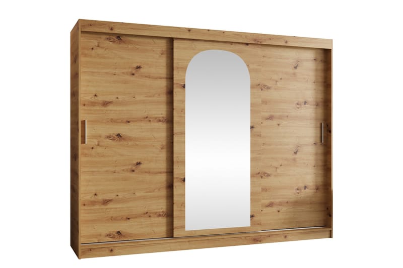 Tallmo Garderobe Med Speil 250x200 cm - Oppbevaring - Klesoppbevaring - Garderober & garderobesystem