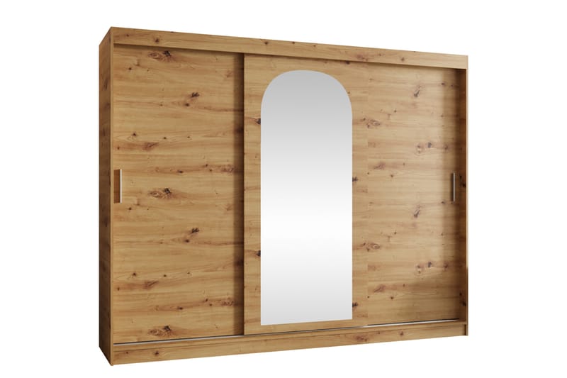 Tallmo Garderobe Med Speil 250x200 cm - Oppbevaring - Klesoppbevaring - Garderober & garderobesystem