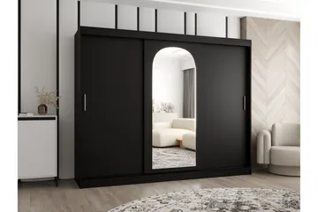 Tallmo Garderobe Med Speil 250x200 cm - Oppbevaring - Klesoppbevaring - Garderober & garderobesystem
