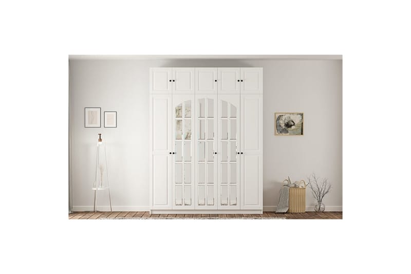 Talren Garderobe 175x210 cm - Matt Hvit - Oppbevaring - Klesoppbevaring - Garderober & garderobesystem - Garderobeskap & klesskap