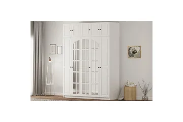 Talren Garderobe 175x210 cm - Matt Hvit - Oppbevaring - Klesoppbevaring - Garderober & garderobesystem - Garderobeskap & klesskap