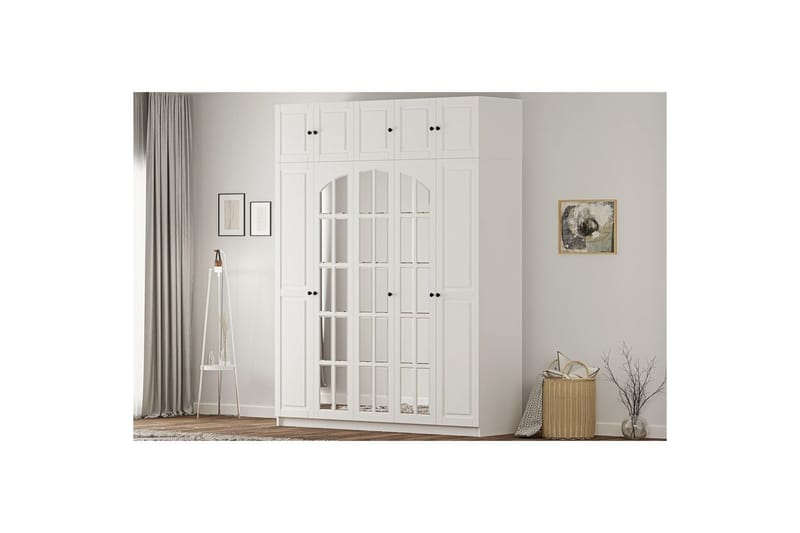 Talren Garderobe 175x210 cm - Matt Hvit - Oppbevaring - Klesoppbevaring - Garderober & garderobesystem - Garderobeskap & klesskap