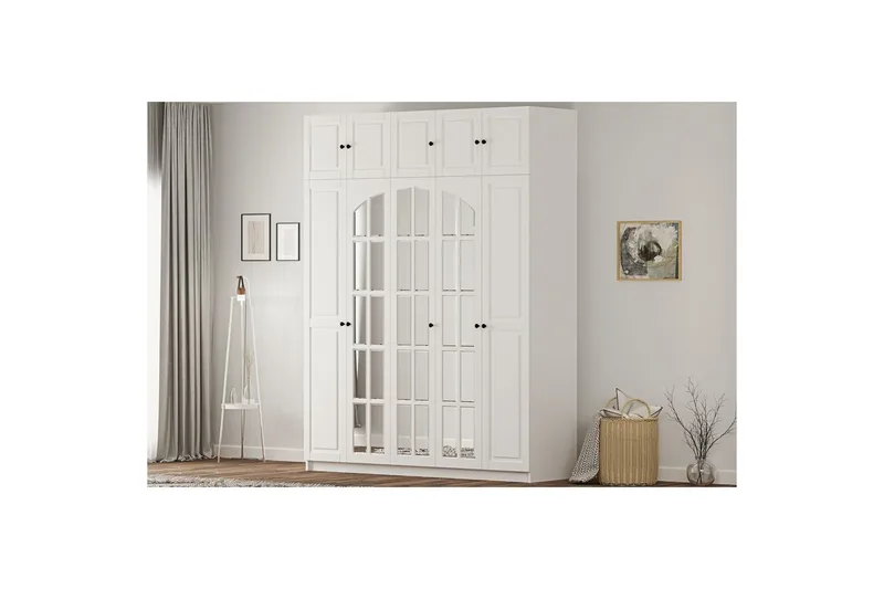 Talren Garderobe 175x240 cm - Matt Hvit - Oppbevaring - Klesoppbevaring - Garderober & garderobesystem - Garderobeskap & klesskap