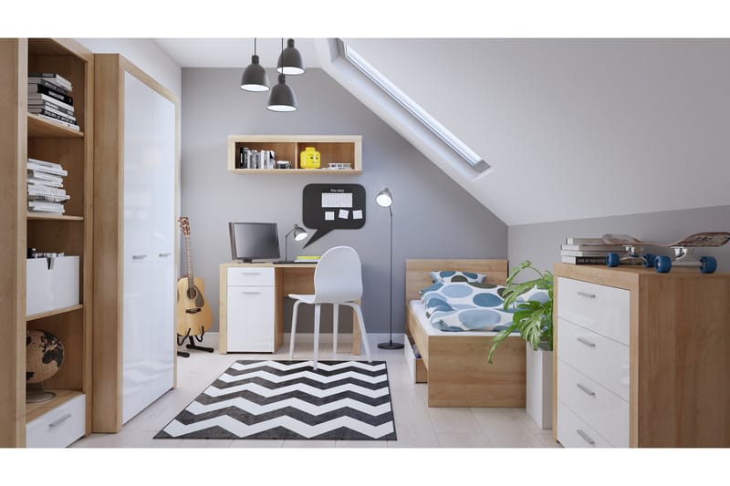 Tarka Garderobe - Tre/natur|Hvit - Oppbevaring - Klesoppbevaring - Garderober & garderobesystem