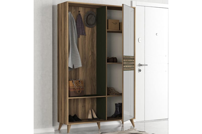 Tera Home Garderobe med Speil - Garderober & garderobesystem - Garderobeskap & klesskap